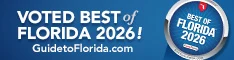 Voted Best of Florida 2026, presented by Guide to Florida