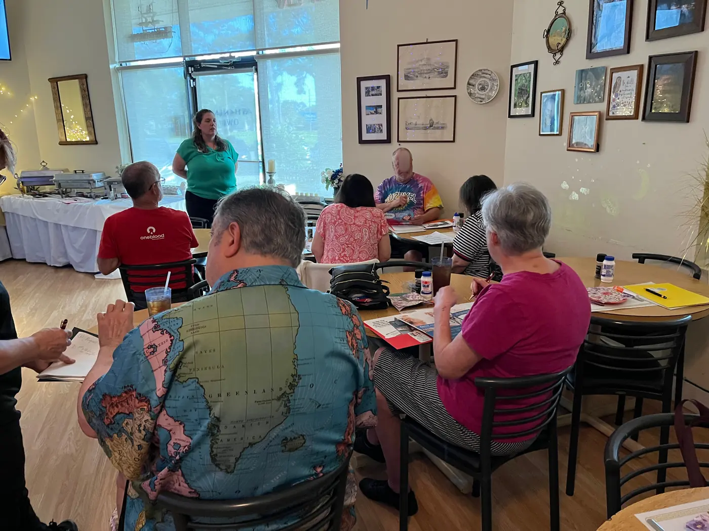 Attendees at a Mere Benefits Medicare education seminar